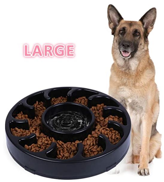 slow feeder dog bowl on amazon
