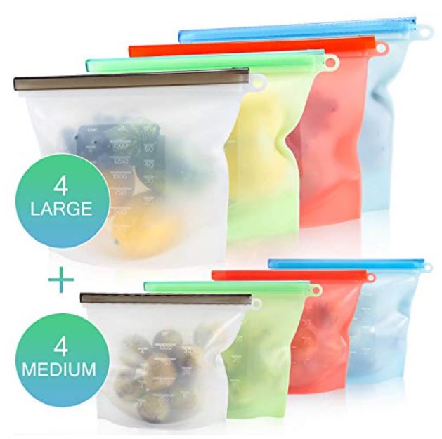 Zero Waste items on Amazon Silicone Bags