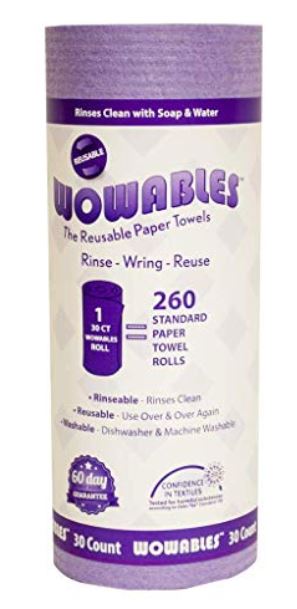 Zero Waste items on Amazon Washable Paper Towels