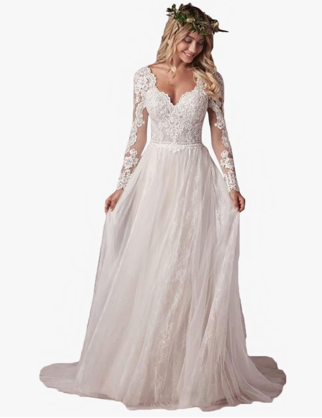 Long Sleeve Amazon Wedding Dresses Under $100 – Stylish & Affordable Options