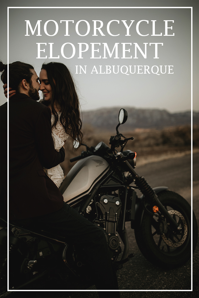 motorcycle elopement in Albuquerque