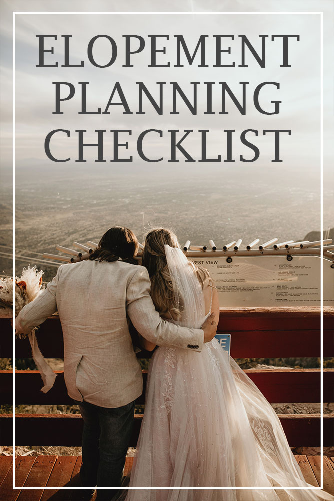 an elopement planning checklist